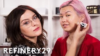 I Learned How To Get The Trendy Glossier Look | Beauty With Mi | Refinery29