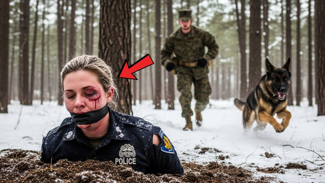 A Marine and His Dog Found a Buried Cop in the Snow — The Truth Shocked Everyone