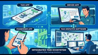 Taxi Passenger App, Driver App and Dispatch Console Demo 2026 screenshot 5