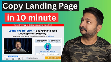 Build Professional Landing Pages in 10 Minutes Just Copy Paste | Landing Page Tutorial (Hindi)