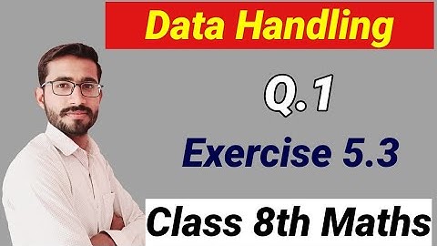 Q.1 - Exercise 5.3 | Class 8th Maths Ncert |List the outcomes| Data Handling
