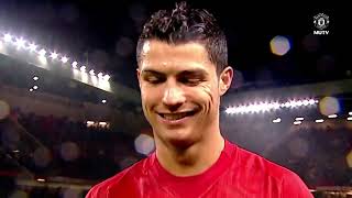 Cristiano Ronaldo Vs Aston Villa Home 07-08 Flick Goal Hattrick Of Assists