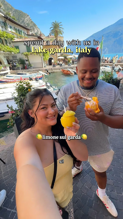 spend a day with us in lake garda, italy! 😍🍋🇮🇹 #travelvlog #lakegarda #italytravel #shorts