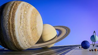 Planet size comparison smallest to largest simulation video | the solar system!  3d comparison 