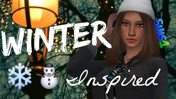The Sims 4: Create A Sim | Winter Inspired / Collab With LittleMissSimmer