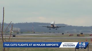 FAA Cuts Flights at 40 Major Airports