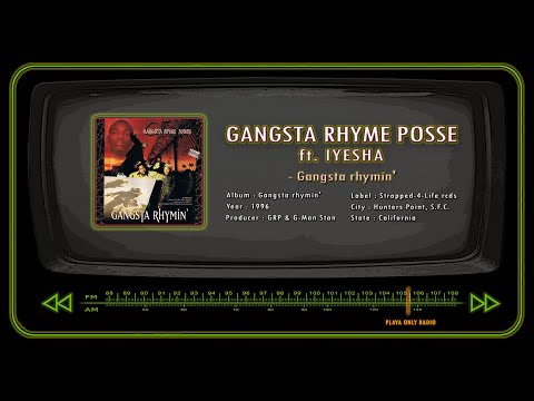 G-RAP Gangsta Rhyme Posse–Gangsta Rhymin Gangsta Rhyme Posse – Gangsta Rhymin' – CD (Album), 1996