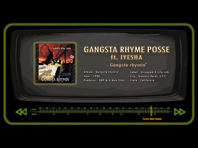 GANGSTA RHYME POSSE ft. IYESHA - Gangsta rhymin' - YouTube