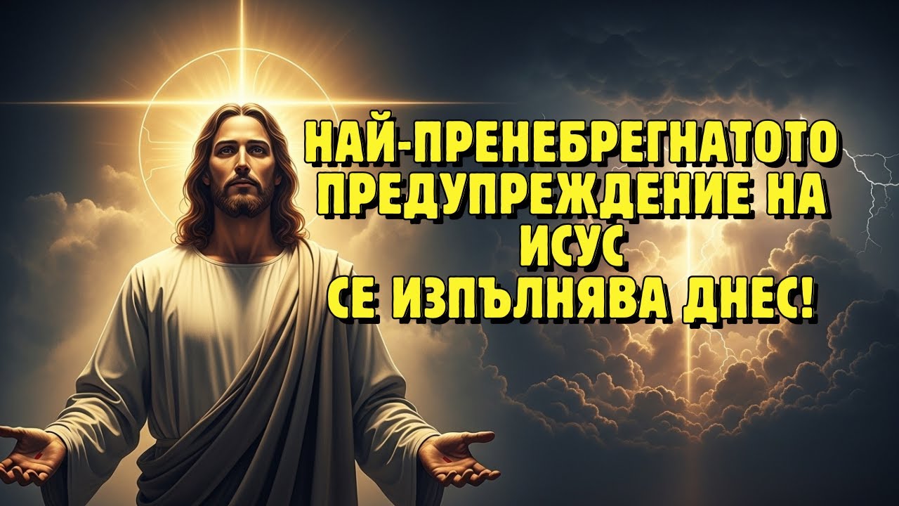 Забравеното предупреждение на Исус, което почти никой не разбира днес