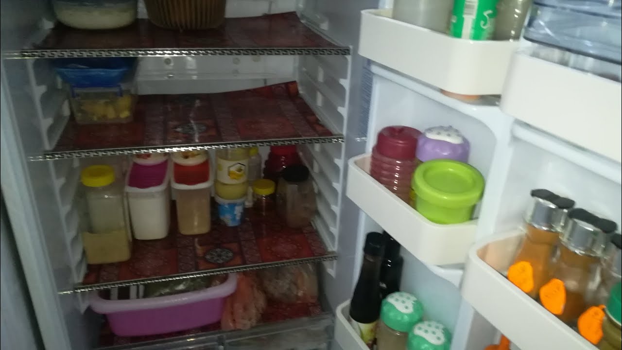 صباح الخير 😍جهزت التلاجه استعدادا لتفريزات شهر رمضان  🤗🤗