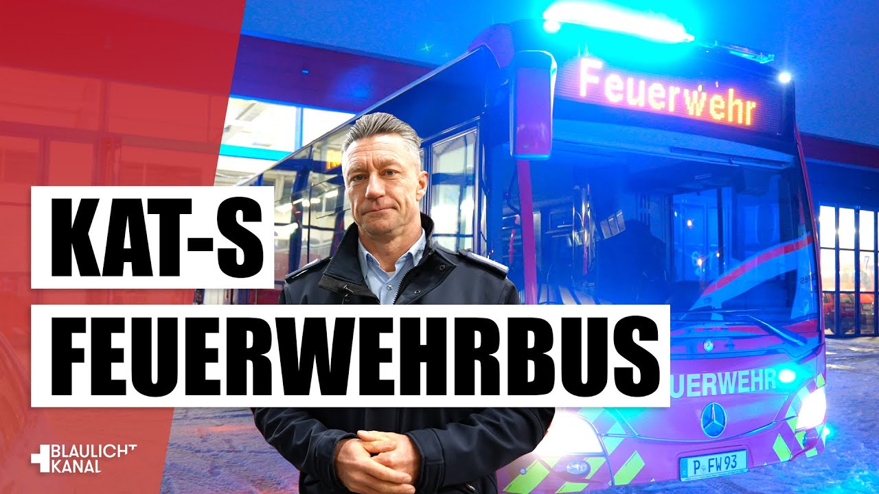 Der FEUERWEHR-BUS aus Potsdam: Notfall-Equipment & Sondersignalanlage