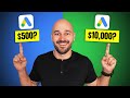 Google ads budget strategies for real estate agents  500mo vs 10000mo