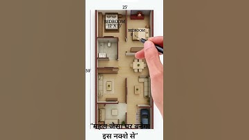 🏡 25x50 Modern House Floor Plan | Maruti House Design | Dream Home Ideas