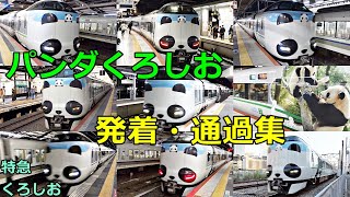 JR West Panda Kuroshio Departure / Passage Collection🚃Trains depart / pass steadily●Shin-Osaka, etc.