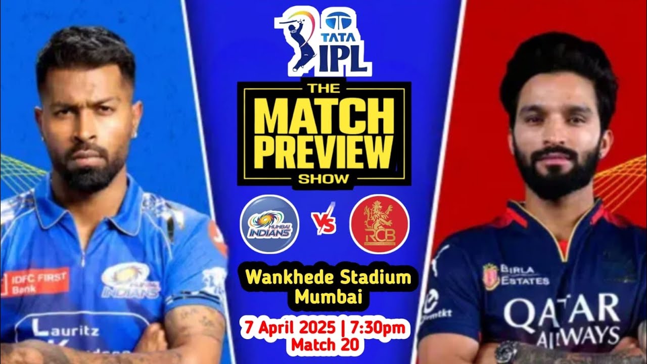 MI vs RCB IPL 2025 Match 20 Preview | Pitch Report, Analysis & Predictions
