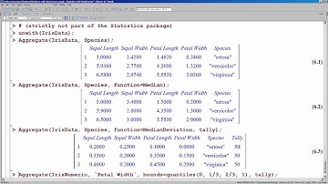 Statistics with DataFrames