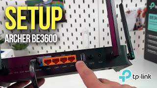 Easy TP Link Archer BE3600 Router Setup Guide for Beginners