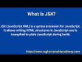 What is JSX