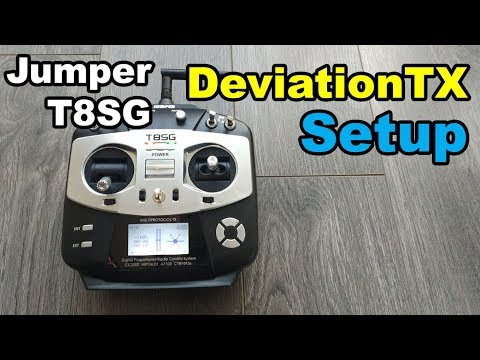Jumper T8SG DeviationTX configuration setup Multi-Protocol
