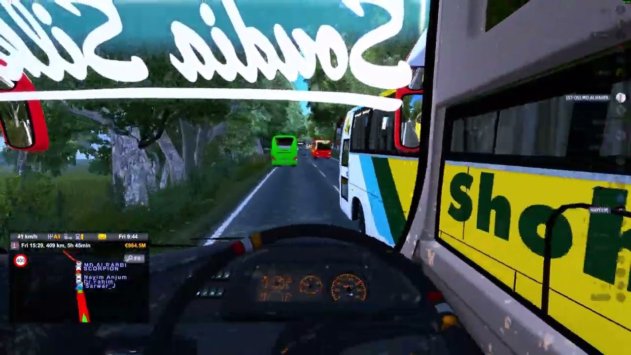 মাদারীপুর থেকে কলকাতা সাথে বিএসন পরিবার এর আড্ডা   #bd  #bdmap #bsn   #shorts #eurotrucksimulator2