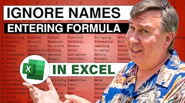 Excel Mystery: How to Stop Named Ranges from Taking Over Your Formulas 2707