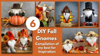 Compilation of my best diy fall gnomes for inspiration/Pinecone gnome
