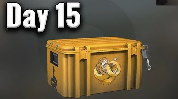 Opening a CS:GO case until GLOVES appear... DAY 15