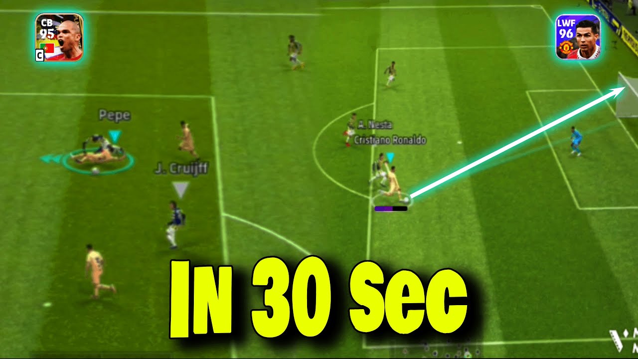 Fastest Counter Attack in Football 😱 | eFOOTBALL 23 Mobile