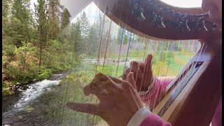 Auldyn River by Paul Cringle (Double-Strung Harp 432 hz)