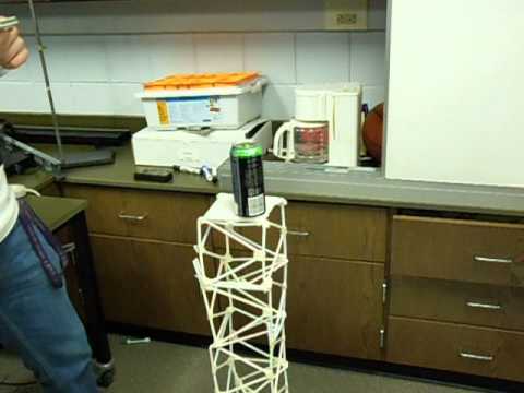 Straw Tower Project ENGR 1000 Spring 2013 1 - YouTube