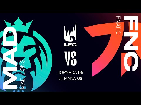 MAD LIONS VS FNATIC - JORNADA 5 - LEC - VERANO 2023 - LEAGUE OF LEGENDS