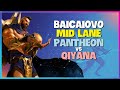 Baicaiovo's INSANE Pantheon Mid: Challenger Masterclass &amp; Pro Tips (Engsub)
