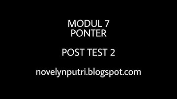 Praktikum Struktur Data Modul 7