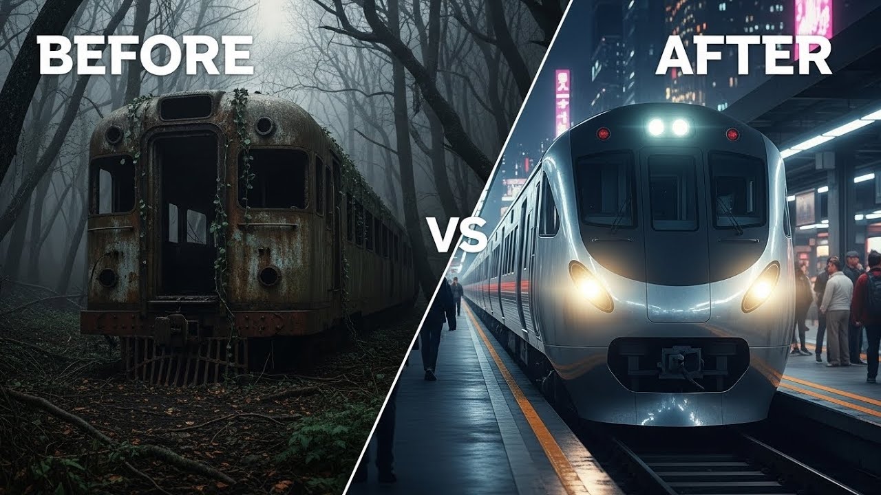 Abandoned to Alive | Cinematic Train Restoration & Journey Simulation