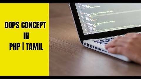 OOPs concepts in PHP | TAMIL