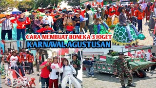 Cara membuat boneka Joget Karnaval #karnaval #karnavalagustusan