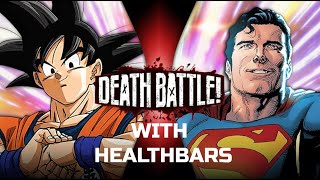 Superman Vs. Goku 2024 With Healthbars Death Battle
