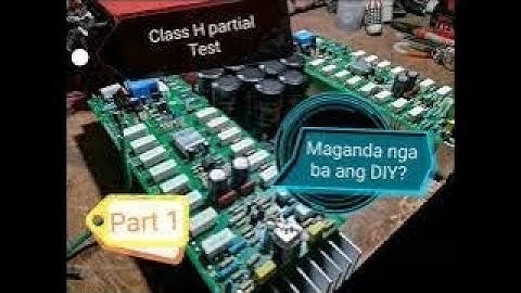 Class H Amplifier Test Part 1 DIY