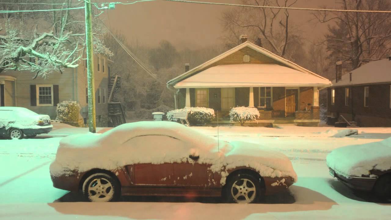Snow Storm Time Lapse - YouTube
