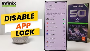 How To Disable App Lock In Infinix Note 50 Pro