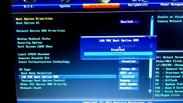 Hướng dẫn setup boot on lan main Giga H61