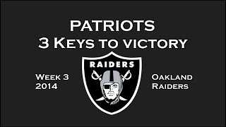 Guregian & howe look at 3 keys to a patriots victory over the oakland
raiders.