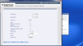 Service - DealerTrack - How To: RunTechnician Flagged and Closed Reports