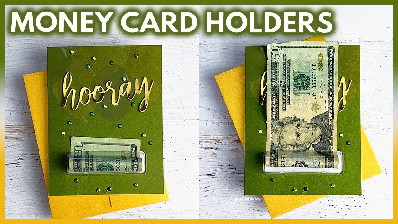 DIY Money Holder Greeting Cards  Creative Ways To Include Cash Gifts 