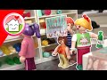Playmobil Familie Hauser - Anna und Lena kaufen Adventskalender - im Drogeriemarkt mit Rosabella