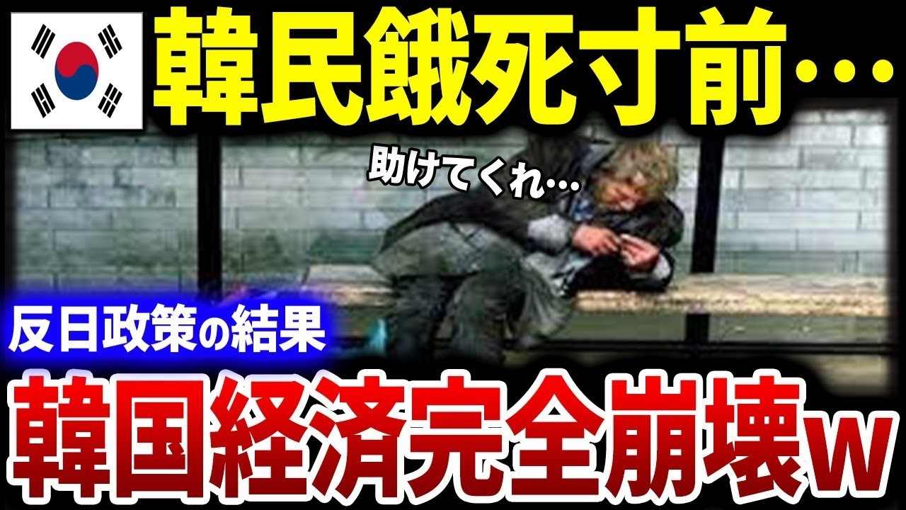 【韓国の反応】韓国経済危機！すでに政府も介入する恐るべき事態に...経済破綻で国民はジリ貧の生活に「これではもう食べていけない...」【総集編】