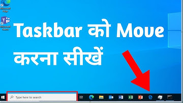 How To Set Taskbar Location On screen bottom, left, right, top In Window 10 | Pc | Laptop