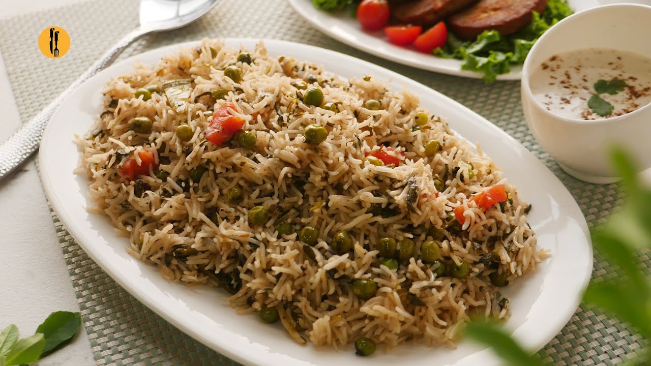 Methi Matar Pulao - Rice Recipe By Food Fusion
