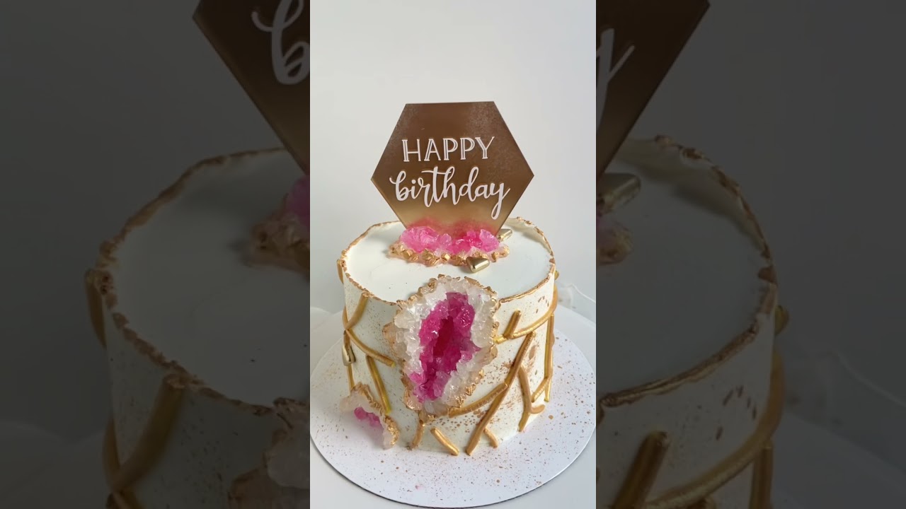 Geode cake | simple geode cake