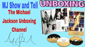Michael Jackson - Vision (Collectors Box Set) 2010 | Unboxing | MJ Show and Tell
